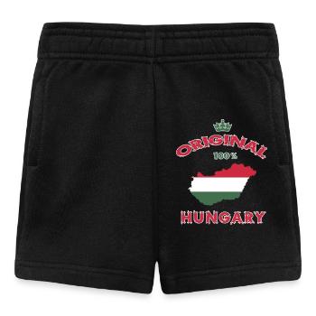 Ungarn Original 100% Flaggen Design - Baby Shorts - Schwarz - Vorne