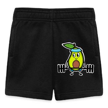 Avocado Weightlifting - Baby Shorts - black - Front