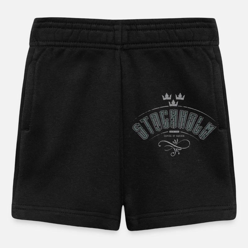 Stockholm 2-fäger - Short Bébé - noir