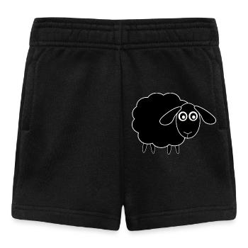 black sheep sheep - Baby Shorts - black - Front