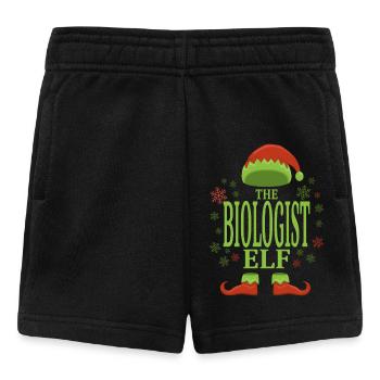 Biologist Christmas Elf - Baby Shorts - black - Front
