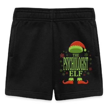 Psychologe Weihnachtself - Baby Shorts - Schwarz - Vorne