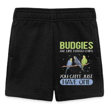 Wellensittich Besitzer | Wellensittiche Geschenk - Baby Shorts - Schwarz - Vorne