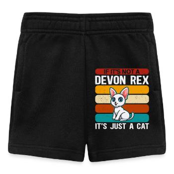 Devon Rex Katzen Katzenbesitzer Katze Geschenk - Baby Shorts - Schwarz - Vorne