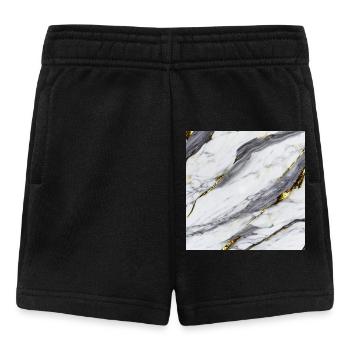 Structure en marbre en or blanc - Short Bébé - noir - Devant