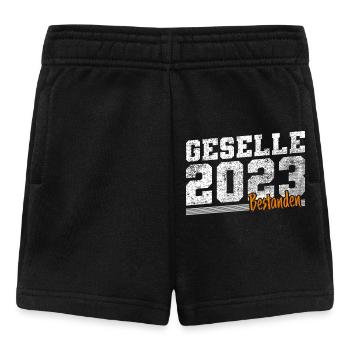 Geselle 2023 Gesellenprüfung - Baby Shorts - Schwarz - Vorne
