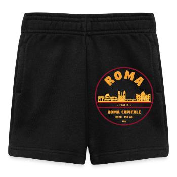 Roman Capital Silhouette - Baby Shorts - black - Front