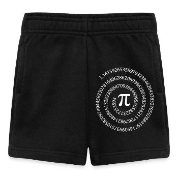 mathématiques, maths, équation, infini - Short Bébé - noir - Devant