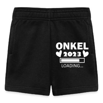 Onkel 2023 - Onkel werden - Onkel loading 2023 - Baby Shorts - Schwarz - Vorne