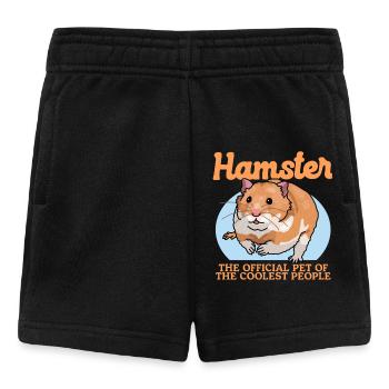 Hamster Dwarf Hamster | Golden Hamster Gift - Baby Shorts - black - Front