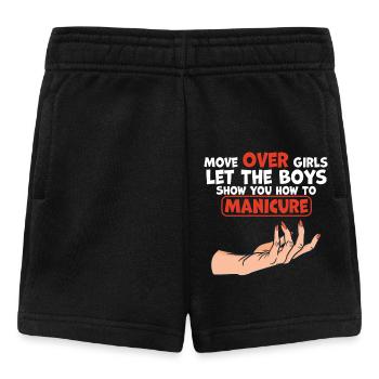 Place Da Girl Funny Manicure - Baby Shorts - black - Front
