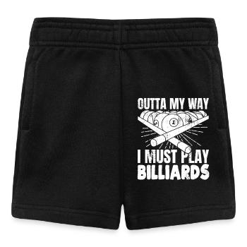 Aus dem Weg ich muss Billard spielen - Baby Shorts - Schwarz - Vorne