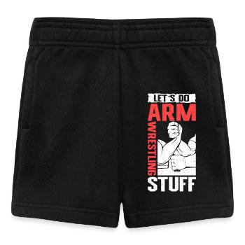 Arm Wrestling Armwrestling Armdrücken Geschenk - Baby Shorts - Schwarz - Vorne