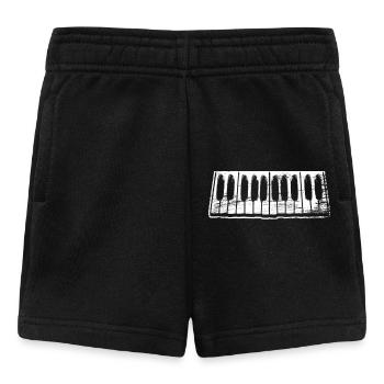 Clavier de piano - Short Bébé - noir - Devant