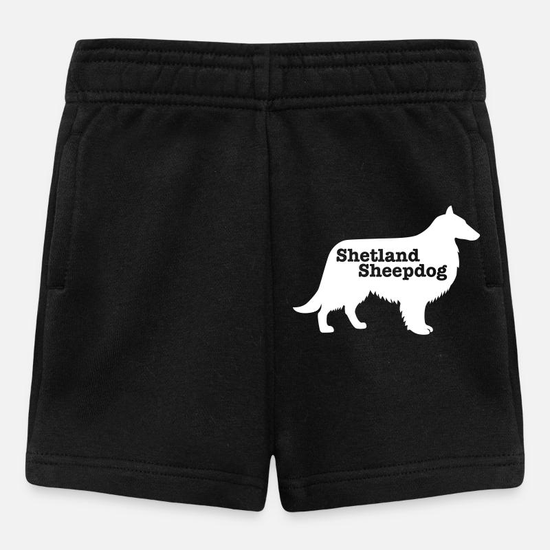 Berger Shetland - Short Bébé - noir