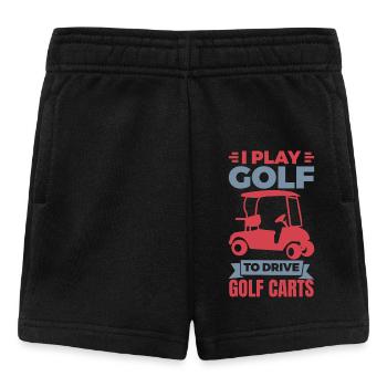 Golf Cart Witz - Baby Shorts - Schwarz - Vorne