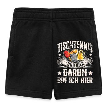 Tischtennis - Baby Shorts - Schwarz - Vorne