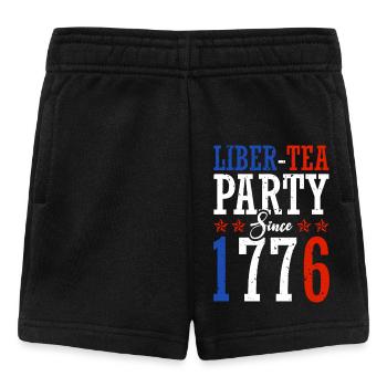 Liber-tea Party depuis le 4 juillet 1776 - Short Bébé - noir - Devant
