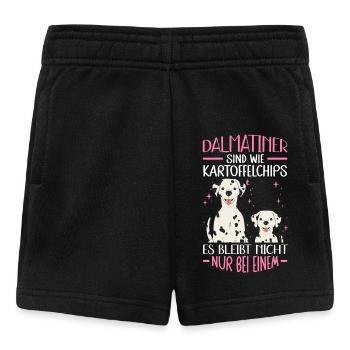 Dalmatian Dog Owner Dog Gift - Baby Shorts - black - Front