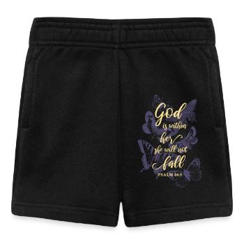 Butterflies Bible verse Christian - Baby Shorts - black - Front