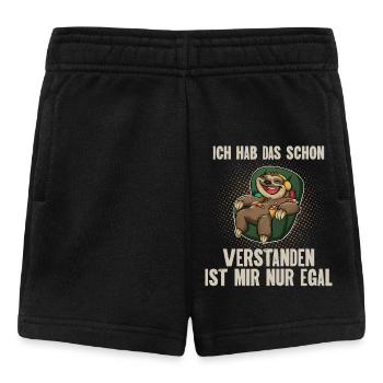 Ich Hab Das Schon Verstanden Ist Mir Nur Egal - Baby Shorts - Schwarz - Vorne