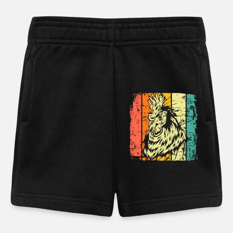 Coq Vintage - Short Bébé - noir