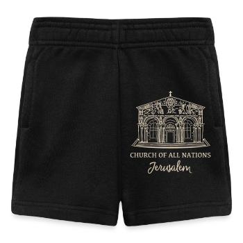 Jerusalem, Church of all Nations, Israel - Baby Shorts - Schwarz - Vorne