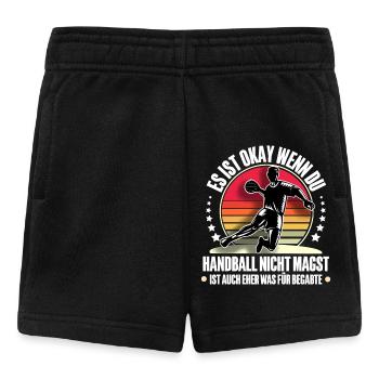 Handball Handballer - Baby Shorts - Schwarz - Vorne