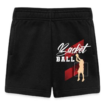 Basketball Basketballer - Baby Shorts - Schwarz - Vorne