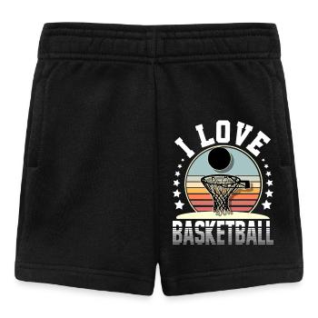 Basketball Basketballer - Baby Shorts - Schwarz - Vorne