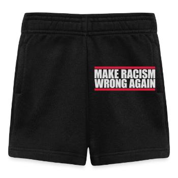 Rendre le racisme répréhensible - Short Bébé - noir - Devant