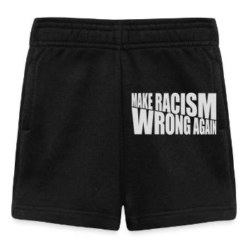 Rendre le racisme répréhensible - Short Bébé - noir - Devant