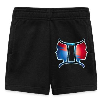 Zodiac | Gemini sign - Baby Shorts - black - Front