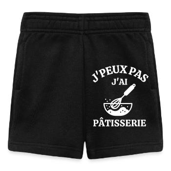 pâtisserie, pâtissier, meilleur pâtissier - Short Bébé - noir - Devant