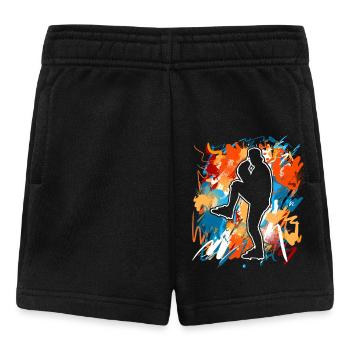 Baseball - Baby Shorts - Schwarz - Vorne