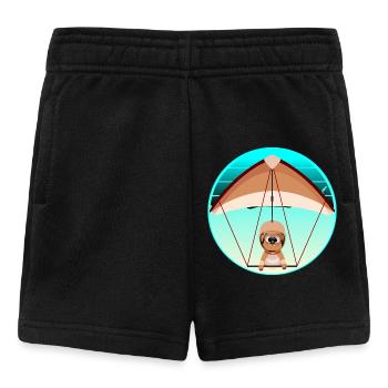 Hang gliding - English Bulldog - AIR SPORTS - Baby Shorts - black - Front