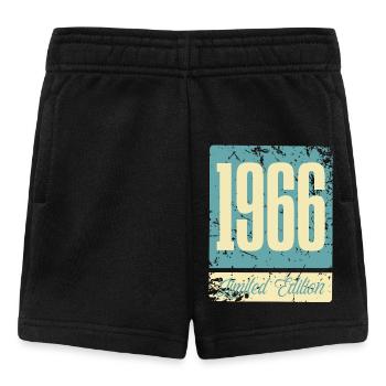 1966 Naissance Anniversaire Année de naissance - Short Bébé - noir - Devant