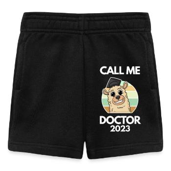 Thèse de doctorat Doctorat Doctorat 2023 Docteur - Short Bébé - noir - Devant