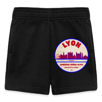 Lyon Vintage Skyline Patch - Baby Shorts - black - Front