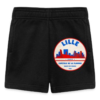 Lille Skyline Retro Badge - Baby Shorts - black - Front