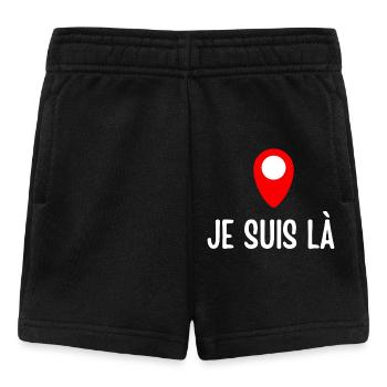 je suis là, GPS - Short Bébé - noir - Devant