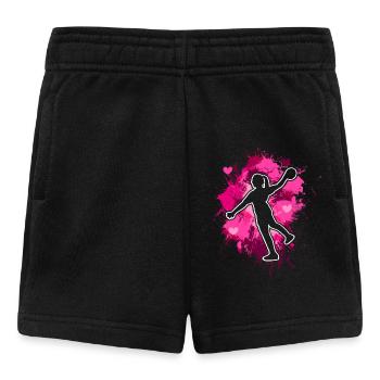 Handball Handball Joueur de handball féminin - Short Bébé - noir - Devant