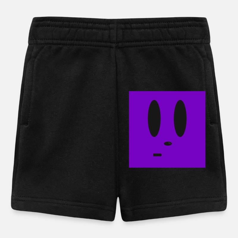 Suboptimal situation facial expression - Baby Shorts - black