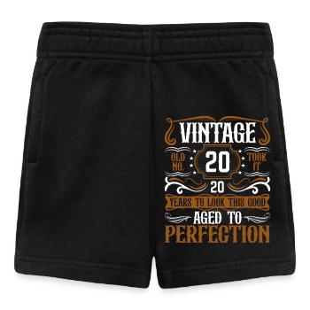 20e anniversaire Vintage Rétro - Short Bébé - noir - Devant