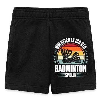 Badminton - Baby Shorts - Schwarz - Vorne