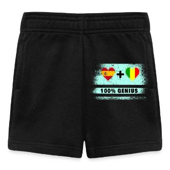 L’Espagne et le Mali font preuve de génie à 100% - Short Bébé - noir - Devant