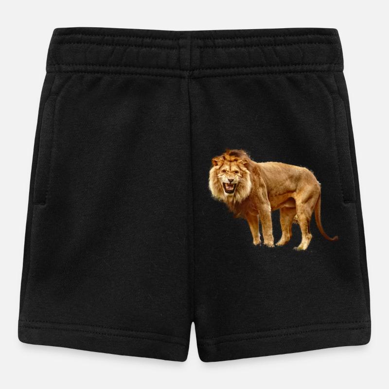 Löwe - Baby Shorts - Schwarz