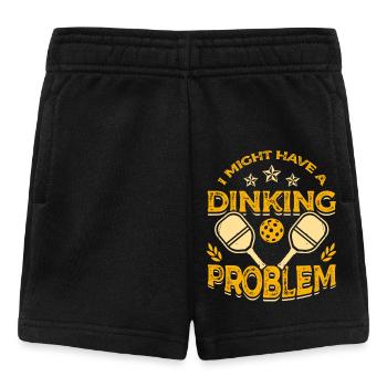 Ich Habe Vielleicht Ein Trinkproblem Pickleball - Baby Shorts - Schwarz - Vorne