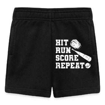 Baseball Motivation - Short Bébé - noir - Devant