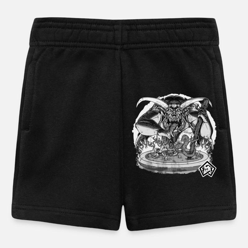 Cook, cook, chef from hell - Baby Shorts - black